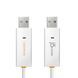 Адаптер J5create USB-A/USB-A (M/M), 1.8 м, White (JUC400-N)