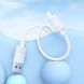 Кабель HOCO X122 Benefit silicone charging data cable iP White (6942007662192) [806390], фото 5