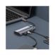 USB-хаб Baseus Metal Gleam Series 7-in-1 Multifunctional Type-C HUB Docking Station Gray（Type-C to HDMI*1+USB3.0*2+USB-C*1+PD*1+SD/TF*1) (WKWG020113) [805500], фото 5