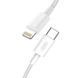 Кабель XO NB113 18W PD USB-C-Lightning, (M/M), 2A 1м White (6920680863846) [604392], фото 1