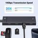 Хаб USB 3.2 Type-C -> 4хUSB-C 3.2 Gen2 10Gbps Black CM806 Ugreen (35584) [404139], фото 4