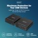 Подовжувач DIGITUS USB 3.2 Gen1, для використання з кабелем Cat6A, до 100 м, 3 х USB-A, 1 x USB-C, чорний (DA-73121) [113514], фото 7