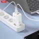Мережевий зарядний пристрій XO L139 (2USB-С, 1USB, 3А) PD, QC 3.0 White (L139.white) [603326], фото 4