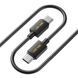 Кабель Luxe Cube USB Type C - USB Type C V 3.0 (M/M), 3 А, 1 м, чорний (8886668698467) [603801], фото 1