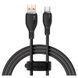 Кабель Baseus Pudding Series Fast Charging Cable USB to Type-C 100W 1.2m Cluster Black (P10355703111-00) [804357], фото 1