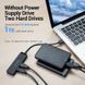 Хаб USB 2.0 -> 4xUSB 2.0, 0.15м, Black Vention (CHMBB) [404599], фото 5
