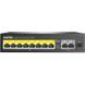 Комутатор Netis 8xFE PoE, 3xGE (2xUplink, 1xSFP), 120Вт, Некерований (P110GH) [112428], фото 2