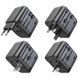 Мережевий зарядний пристрій BOROFONE BAC12 Leader 3-port(1C2A) universal conversion charger Black (6941991117152) [802790], фото 7