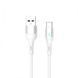 Кабель SkyDolphin S06T LED Smart Power USB - USB Type-C (M/M), 1 м, White (USB-000556) [603866], фото 1