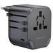 Мережевий зарядний пристрій BOROFONE BAC12 Leader 3-port(1C2A) universal conversion charger Black (6941991117152) [802790], фото 3