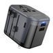 Мережевий зарядний пристрій BOROFONE BAC12 Leader 3-port(1C2A) universal conversion charger Black (6941991117152) [802790], фото 1