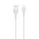 Кабель Hoco X37 Cool Power Charging USB - Lightning, 1 м, White (6931474710499) [604442], фото 1