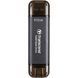 Портативний SSD Transcend 512GB USB 3.1 Gen 2 Type-A + Type-C ESD310 Чорний (TS512GESD310C) [109361], фото 2