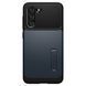 Чохол-накладка Spigen Slim Armor для Samsung Galaxy S21 FE SM-G990 Metal Slate (ACS03152)