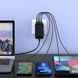 Зарядний пристрій 4xUSB 100W PD (2хUSB-C+2хUSB-A) TRAVEL Universal сharger diamond чорний Choe (PD6028-BK) [402176], фото 6