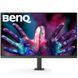 Монітор TFT 31.5" BenQ PD3205UA, IPS, 4K UHD, 99% sRGB, HDMI, DP, USB-С, USB-hub, HAS, колонки, темно- сірий (9H.LKGLA.TPE) [403330], фото 1
