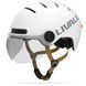 Захисний шолом Livall L23 (L) Ivory White (58-62см), сигнал поворотів та стопів, додаток, зйомний візор (пульт BR80 в комплекті не іде) (LIV-000L23-4310) [80042], фото 1