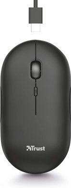 Миша Trust Puck Rechargeable, Ultra-Thin, BT/WL, Silent, чорний (24059_TRUST) [104044]