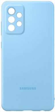 Чохол-накладка Samsung Silicone Cover для Samsung Galaxy A72 SM-A725 Blue (EF-PA725TLEGRU) [601105]
