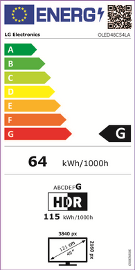LED-телевізор LG (OLED48C54LA) [200508]