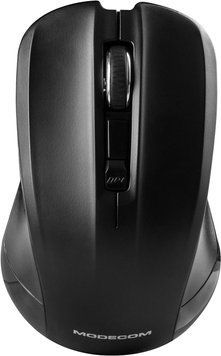 Мишка Modecom MC-WM9.1, бездротова, 4кн., 1600dpi, чорна (M-MC-0WM9.1-100) [401155]