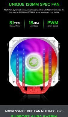 Кулер для процесора GAMEMAX (Sigma 540 ARGB WH) [303498]