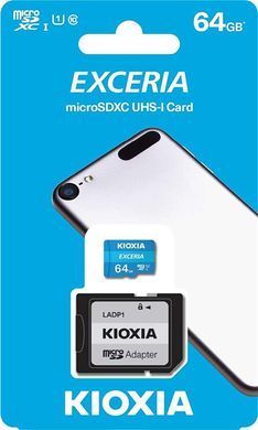 Карта пам&rsquo;яті MICRO SDXC 64GB UHS-I W/A KIOXIA (LMEX1L064GG2) [501199]