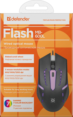 Миша Defender Flash MB-600L (52600) [200847]