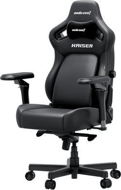 Крісло для геймерів Anda Seat Kaiser 4 V2 Size XL PVC Black (AD12YDDC-XLL-20-B-PV/C-03) [614536]