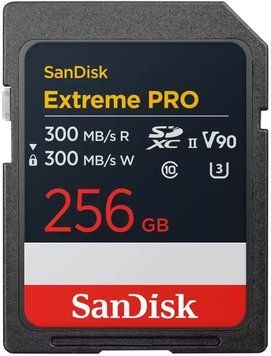 Карта пам'яті SanDisk SD 256GB C10 UHS-II U3 R300/W300MB/s Extreme Pro V90 (SDSDXDM-256G-GN4IN) [114127]