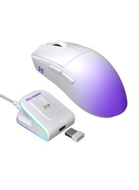 Миша бездротова Hator Hellyberry HM47 Pro Wireless White/Violet Gradient (HM47PRO_white_violet) [619292]