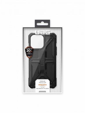 Чохол-накладка Urban Armor Gear Monarch для Apple iPhone 14 Pro Max Black (114035114040) [601692]