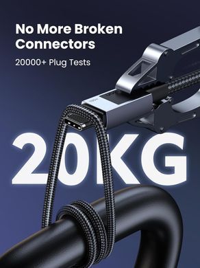 Кабель USB 2.0 Type-C M-M, 3 м, 100W （480Mbps）Сірий, L512 UGREEN (45065) [404138]