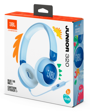 Гарнітура JBL JR320 Blue (JBLJR320BLU) [201639]