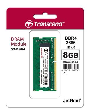 Пам'ять ноутбука Transcend DDR4 8GB 2666 (JM2666HSB-8G)