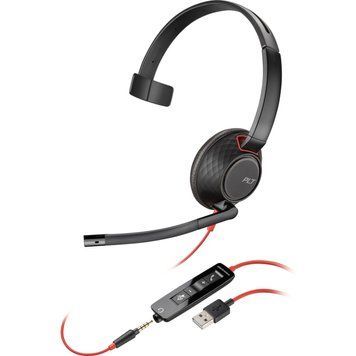 Гарнітура Poly BlackWire 5210 USB-A HS Mono (80R98AA) [401895]