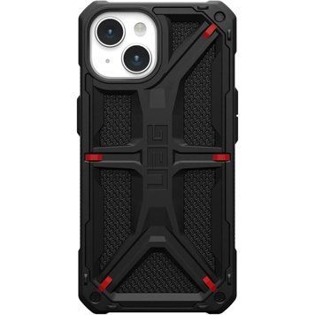 Чохол-накладка Urban Armor Gear Monarch для Apple iPhone 15 Kevlar Black (114289113940) [602158]