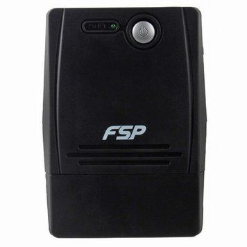 ДБЖ FSP FP650, 650ВА/360Вт, Line-Int, USB/RJ45, IEC-320-C13, AVR, Black (PPF3601405) [400902]