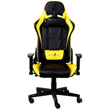 Крісло для геймерів 1stPlayer FK2 Black/Yellow (FK2-BKYE) [618989]