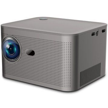 Проектор H96 MAX HY350 LED LCD FullHD 300AL 16:9 H713 2G/32G Android 11.0 HDMI WiFi BT сірий (H96MAX_HY350) [403356]
