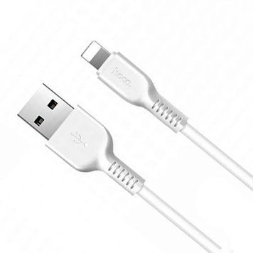 Кабель Hoco X13 Easy Charged USB - Lightning (M/M), 1 м, White (D23103) [609180]