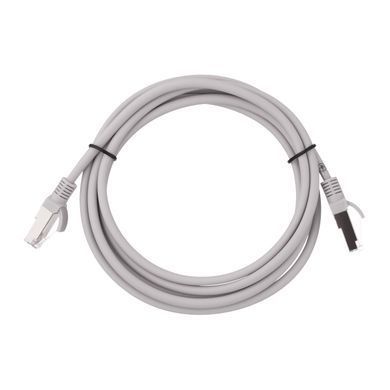 Патч-корд 2E САТ 5e, FTP, 3м, 26AWG, RJ45, 7/0.16, Cu, LSZH, сірий (2E-PC5ECU-FTP3LSZH-GRY) [109888]