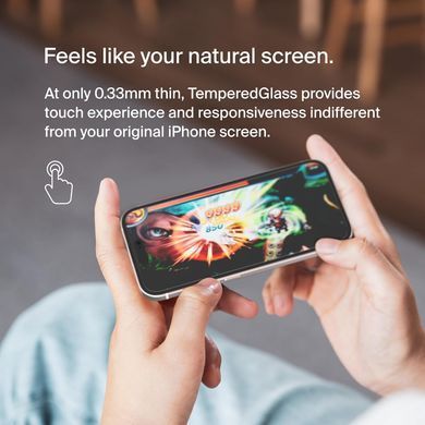 Захисне скло Belkin для iPhone 15 Pro Max TemperedGlass (1 Pack) (OVA138ZZ) [103150]