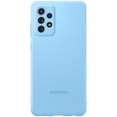 Чохол-накладка Samsung Silicone Cover для Samsung Galaxy A72 SM-A725 Blue (EF-PA725TLEGRU) [601105]
