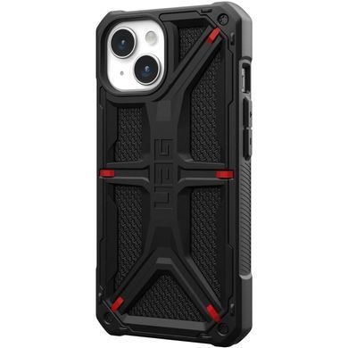 Чохол-накладка Urban Armor Gear Monarch для Apple iPhone 15 Kevlar Black (114289113940) [602158]