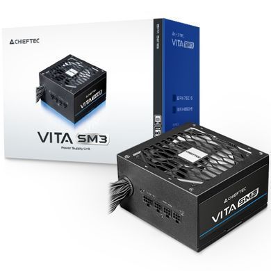 БЖ 850W Chieftec VITA SM3 ATX 3.1 120mm, 80+ Bronze, Semi modular, Retail (BPX-850-C) [403281]