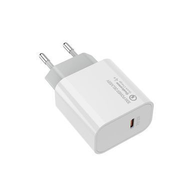 Мережевий зарядний пристрій ColorWay Power Delivery Port PPS USB Type-C (30W) White (CW-CHS038PD-WT) [603166]