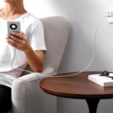 Кабель Baseus Superior Series Fast Charging Data Cable USB to Type-C 100W 1.5m Moon White (P10320102214-02) [802249]