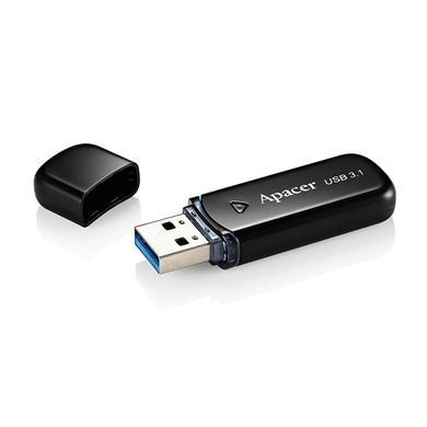 Накопичувач Apacer 32GB USB 3.2 Type-A AH355 Чорний (AP32GAH355B-1) [108985]