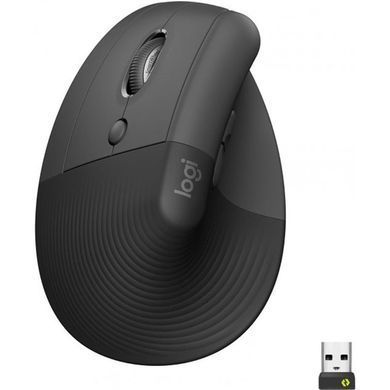 Миша бездротова Logitech Lift Left Vertical Ergonomic Graphite USB (910-006495) [606494]